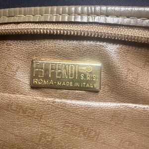 Fendi Tan Clutch